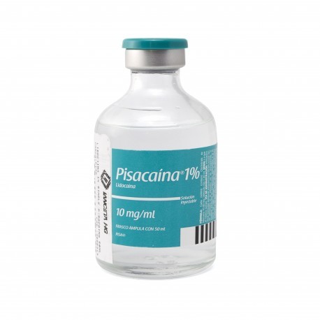 Lidocaína 1% Pisacaína 50 ml