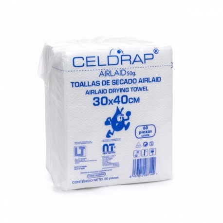 Toallas de Secado Celdrap 30 x 40 cm 60...