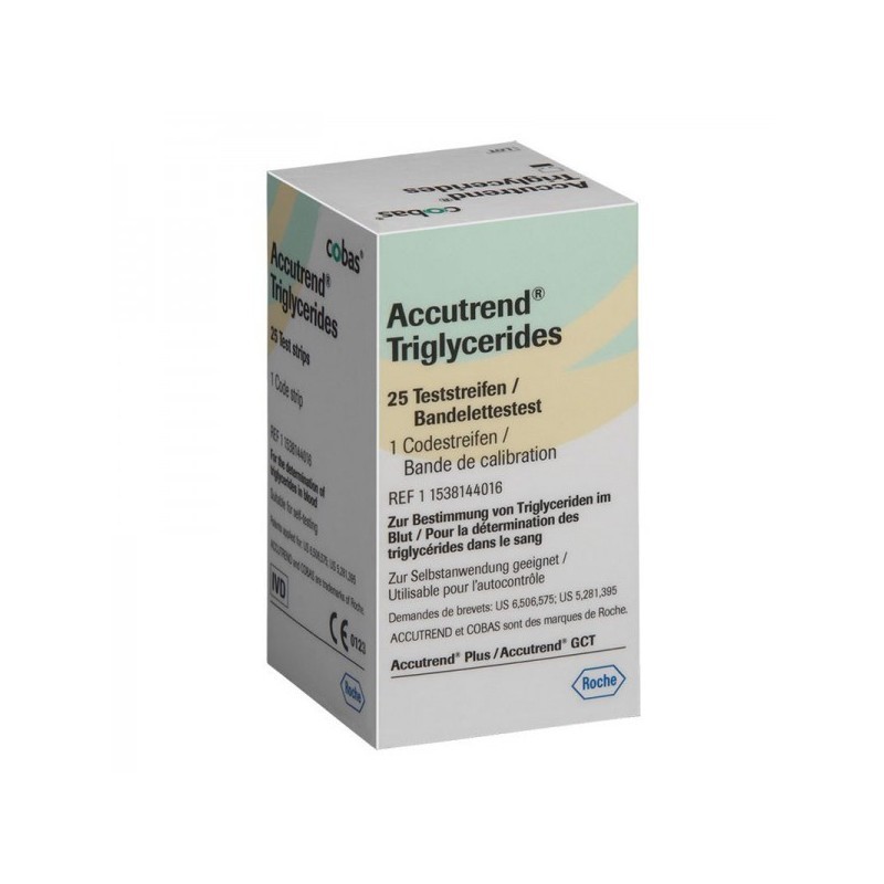 Tiras Reactivas Trigliceridos Accutrend
