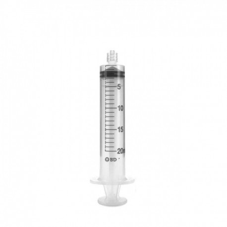 Jeringa Desechable sin Aguja 20 ml 10 Piezas