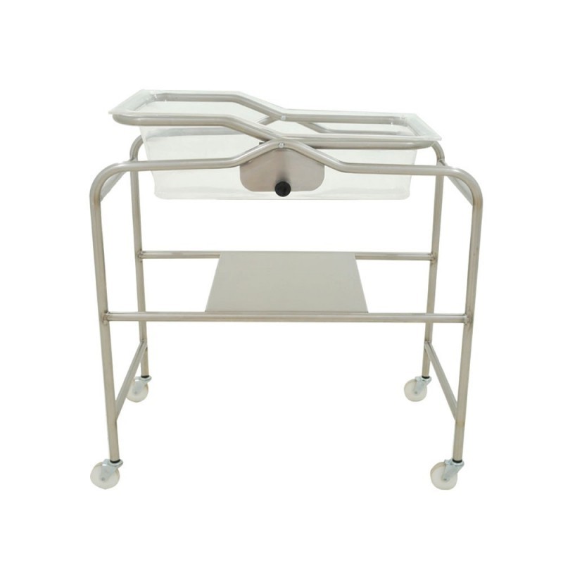 Carro Cuna con Basinete Tubular Cromado