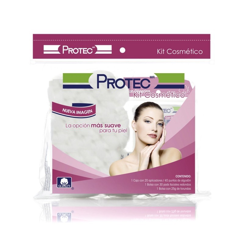 Kit Cosmético Torundas, Pads y Aplicadores