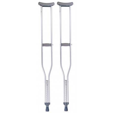 Muletas Axilares de Aluminio Equipadas...