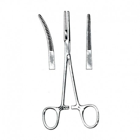 Pinza Kelly Recta 14 cm Acero Inoxidable