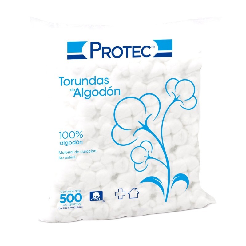 Torundas de Algodón 1000 Piezas 500 g