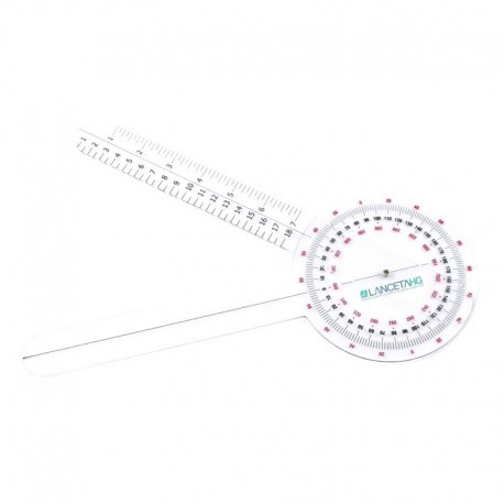 Goniómetro Acrílico Grande 31.5 x 12.5 cm