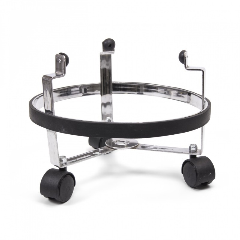 Porta Cubeta Patada Tubular Cromada