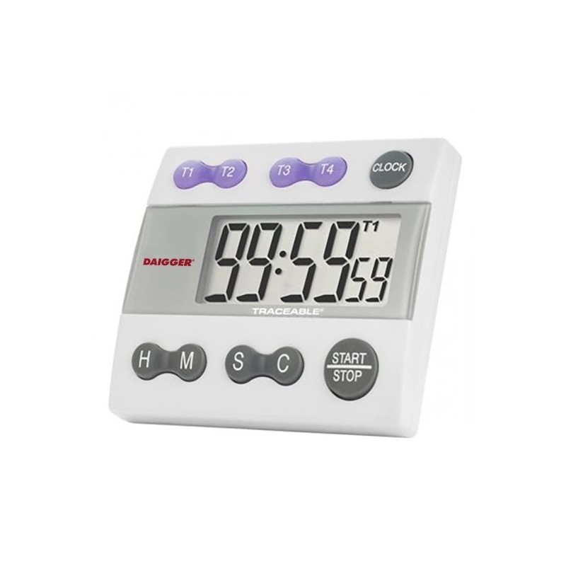 Reloj Digital Contador 4 Canales