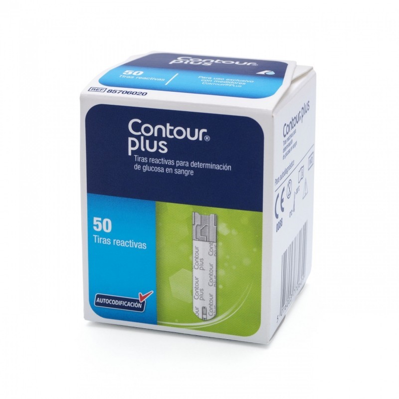 Tiras Reactivas Glucosa Contour Plus 50...