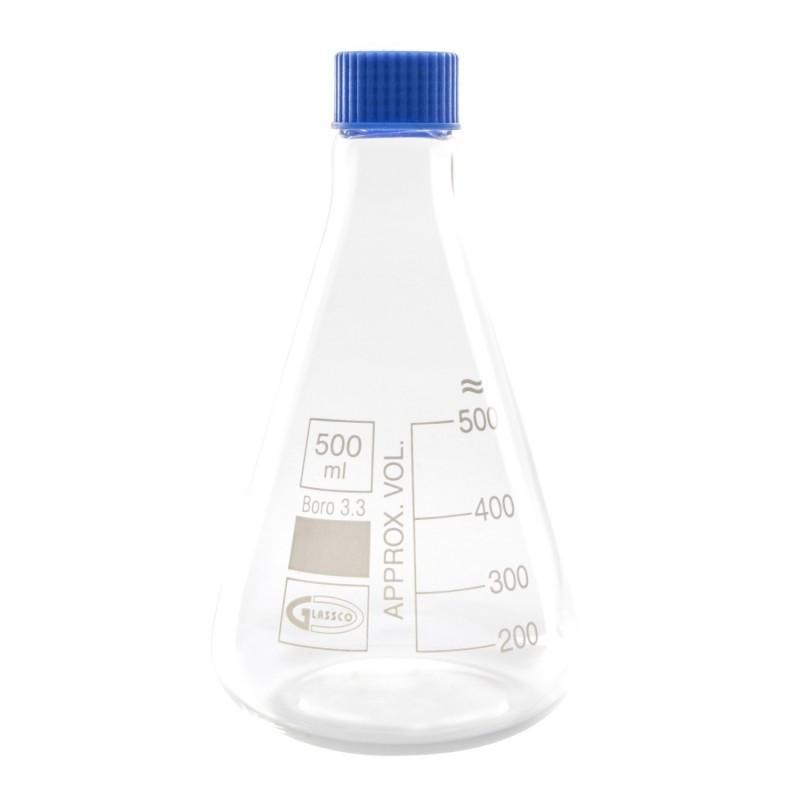Matraz Erlenmeyer con Tapón Rosca