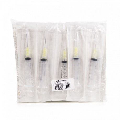 Jeringa Desechable 5 ml 20 G x 32 mm 25...