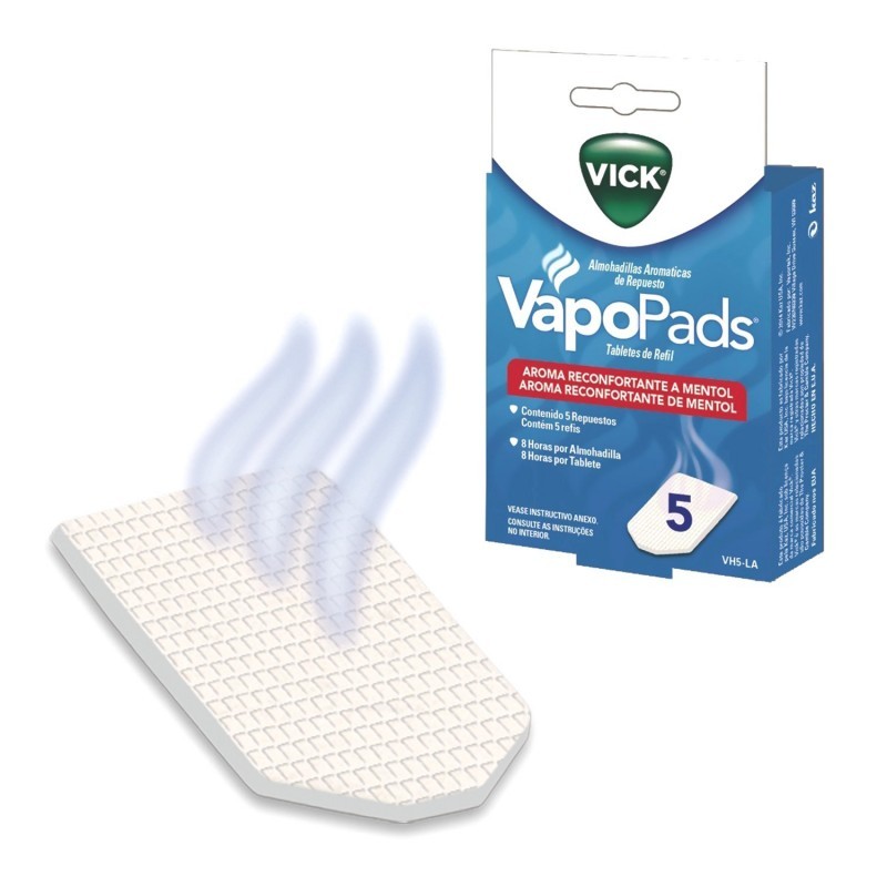 Almohadillas Aromáticas VapoPads 5 Piezas