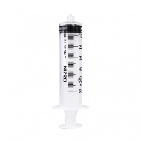 Jeringa Desechable sin Aguja 50 ml 10 Piezas