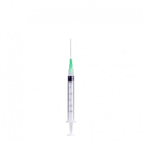 Jeringa Desechable 3 ml 21 G x 32 mm 25...