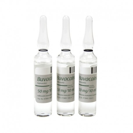 Buvacaína Inyectable 10 ml 5 Piezas